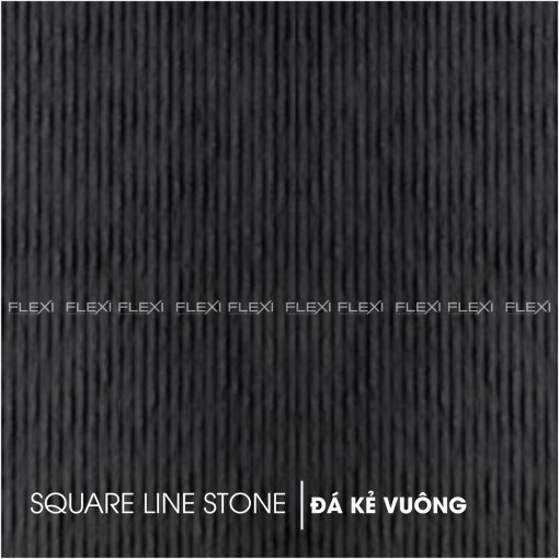 Square Line Stone - đá kẻ vuông - Dark Grey 043