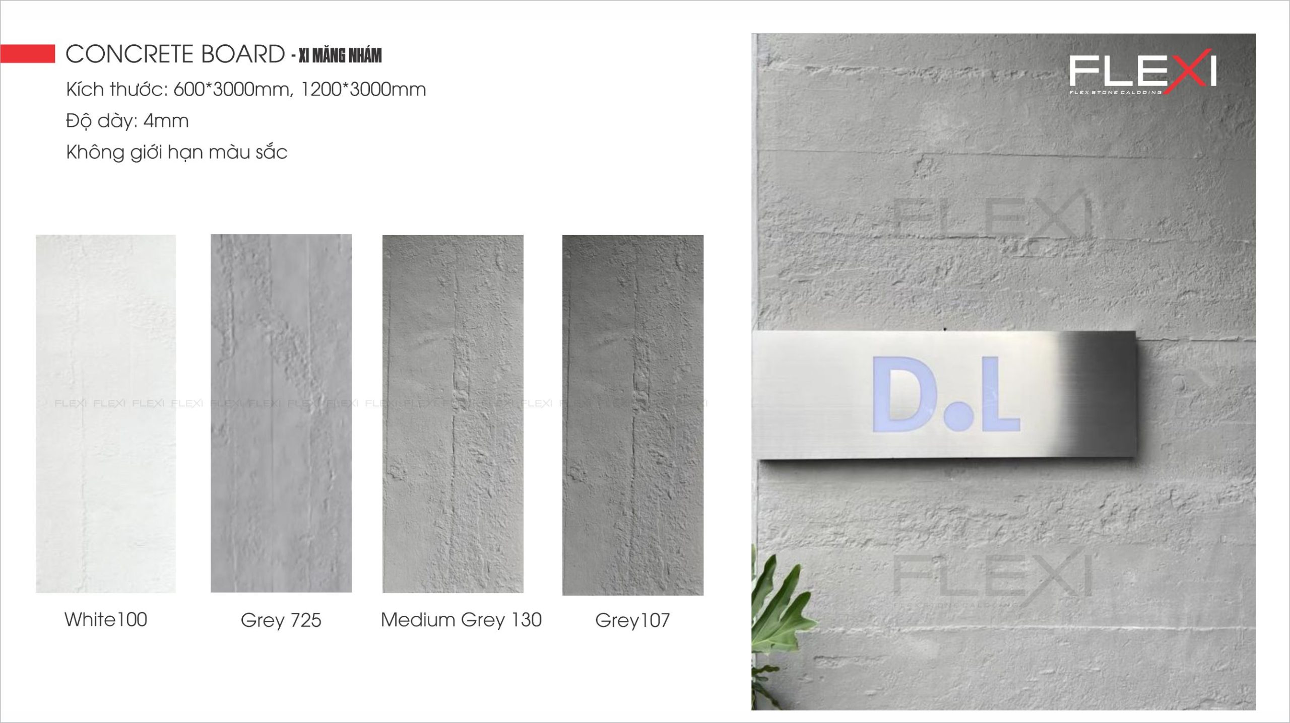 Tấm ốp tường ngoài trời đá mềm FLexi
