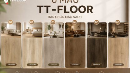 6 màu sàn gỗ TT - Floor hot nhất tại Thành Tín 2026